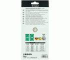 Hoja de lija AUTOADHESIVA -115x230 mm - Para lijadora orbital (Funda cartón) / Dim 115x230 / Gr : 80