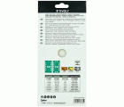 Hoja de lija AUTOADHESIVA -115x230 mm - Para lijadora orbital (Funda cartón) / Dim 115x230 / Gr : 180