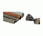 Fresa HSS de 4 hojas para desbarbar tubos y varillas roscadas. Vástago hexagonal de 6,35 mm de cambio rápido - Ø 4 a 20 mm