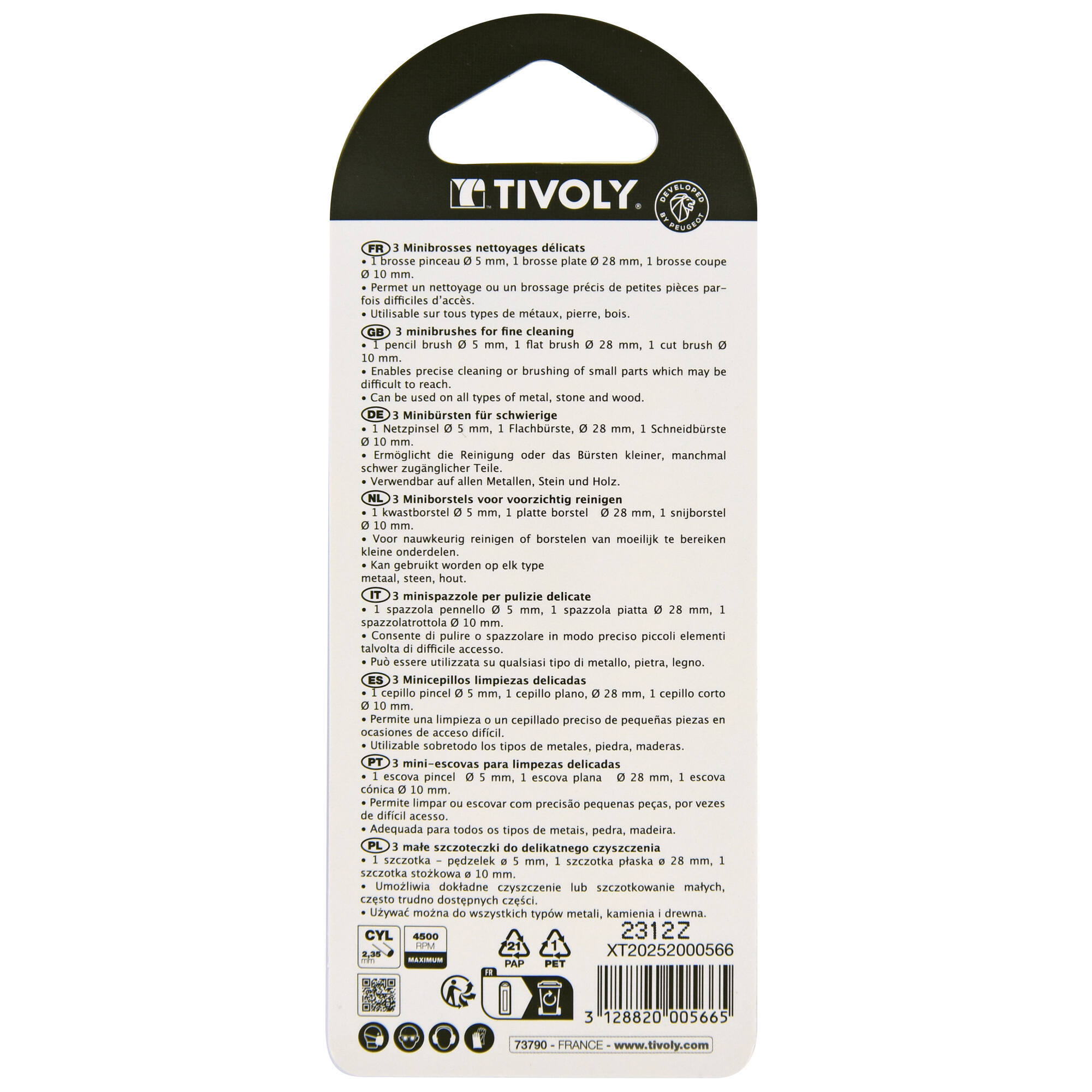 3 piezas minicepillos: cepillo - corte - circular