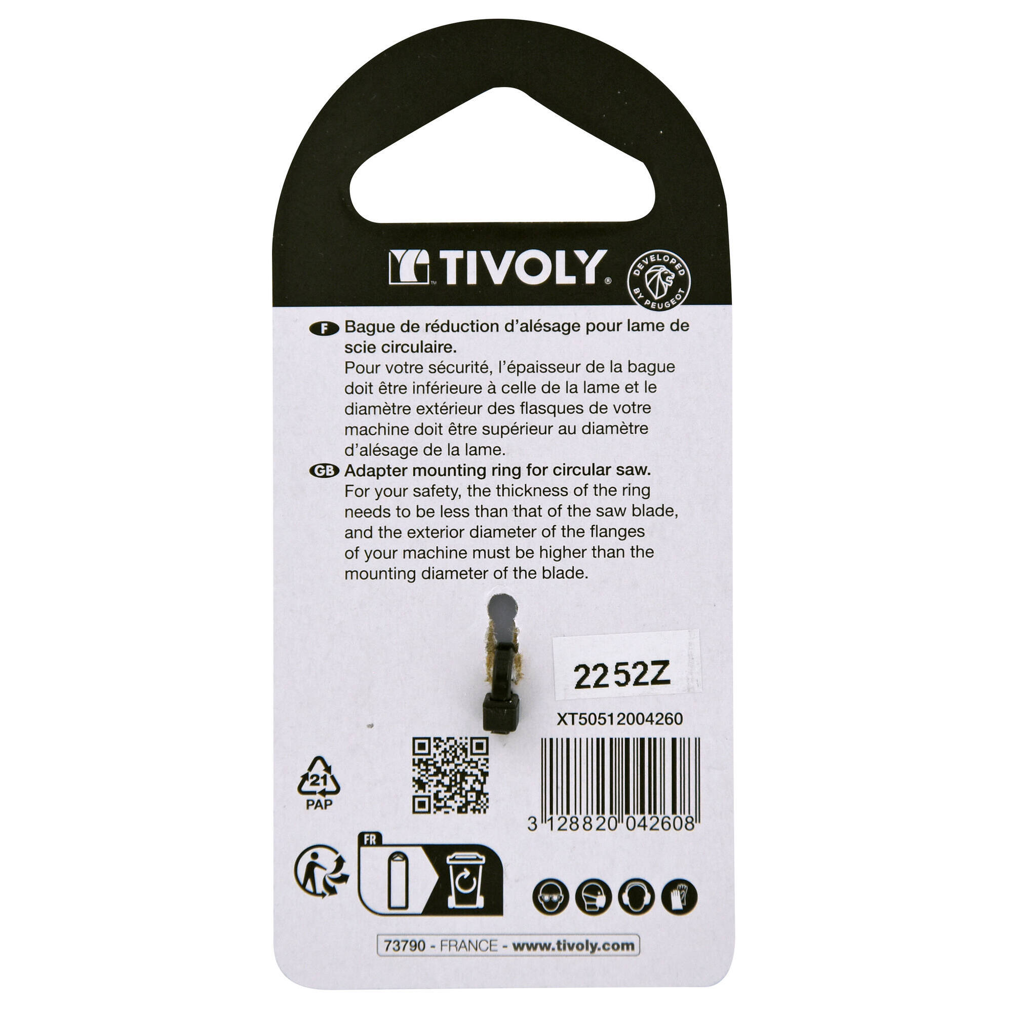 Anillos de reducción | Sierra circular Ø20>>>Ø16