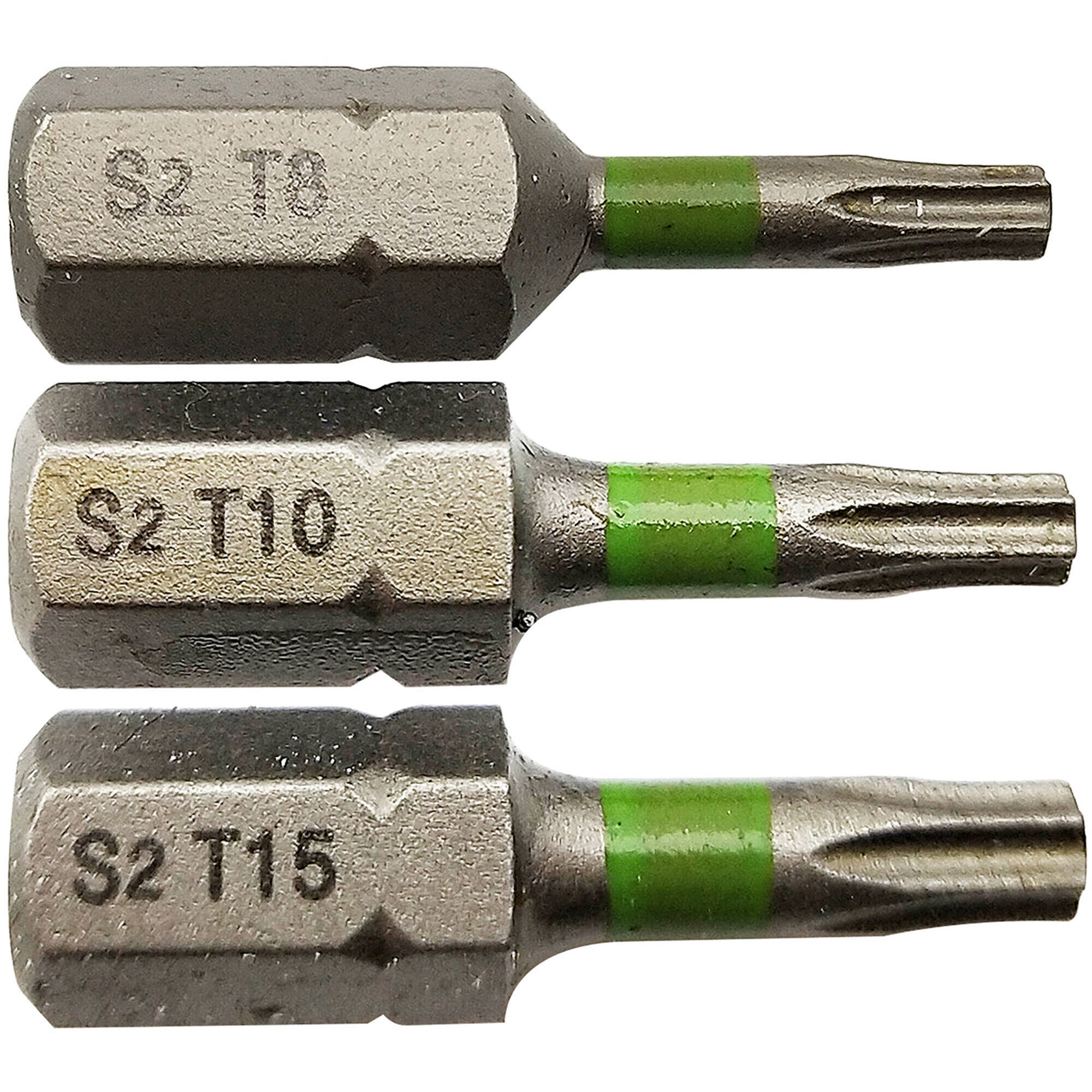 Punta de atornillar -Torsión -Para tornillo Torx (Blíster) N°: N8-10-15 / L: 25