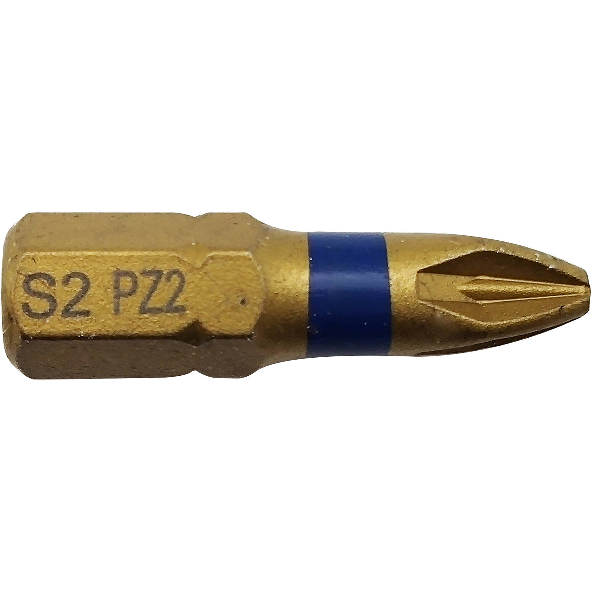 Punta de atornillar -Torsión TiN -Para tornillo Pozidriv (Blíster) N°: N2 / L: 25