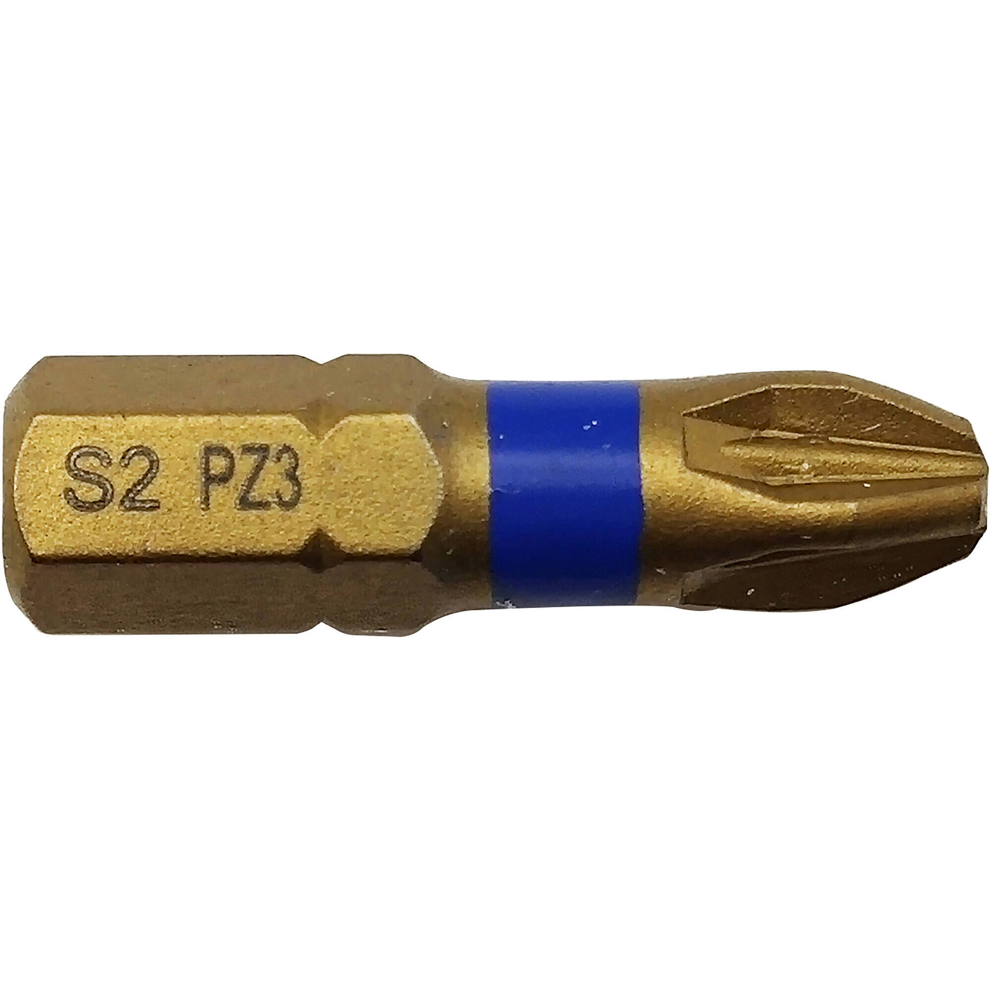 Punta de atornillar -Torsión TiN -Para tornillo Pozidriv (Blíster) N°: N3 / L: 25