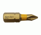 Punta de atornillar -Torsión TiN -Para tornillo Phillips (Blíster) N°: N1 / L: 25