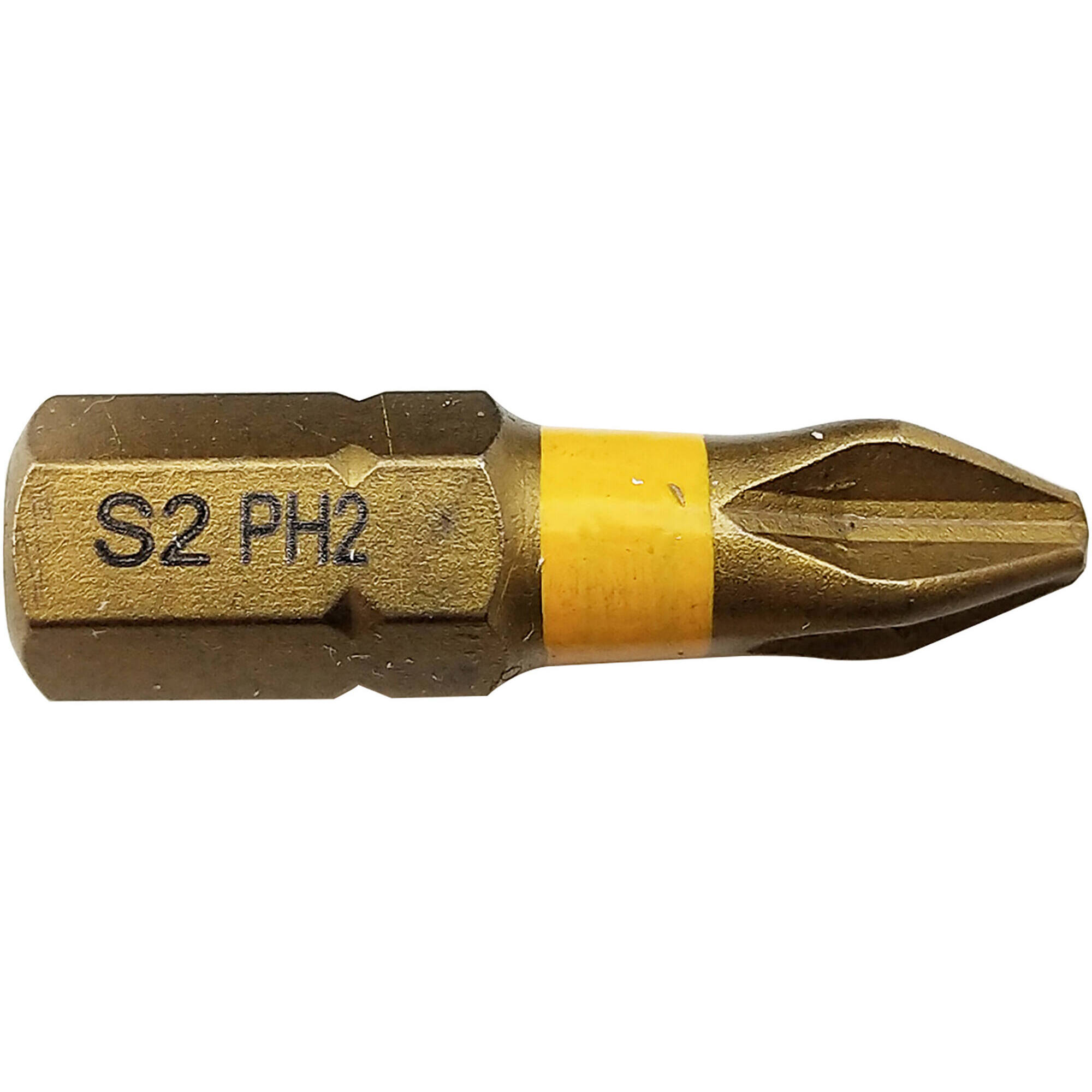 Punta de atornillar -Torsión TiN -Para tornillo Phillips (Blíster) N°: N2 / L: 25