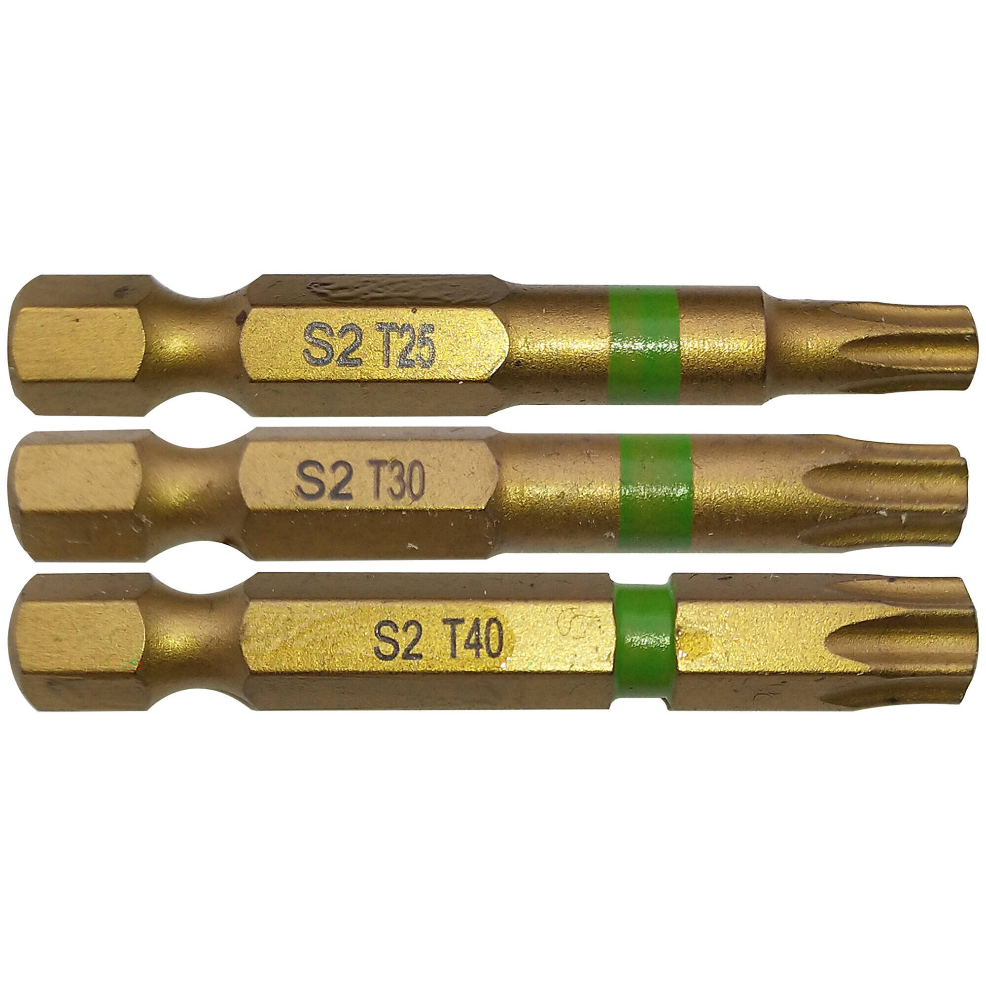 Punta de atornillar -Torsión TiN -Para tornillo Torx (Blíster) N°: N25-30-40 / L: 50