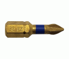 Punta de atornillar -Torsión diamante IMPACTO -Para tornillo Pozidriv (Blíster) N°: N1 / L: 25