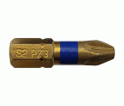 Punta de atornillar -Torsión diamante IMPACTO -Para tornillo Pozidriv (Blíster) N°: N3 / L: 25