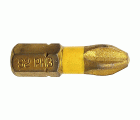 Punta de atornillar -Torsión diamante IMPACTO -Para tornillo Phillips (Blíster) N°: N3 / L: 25
