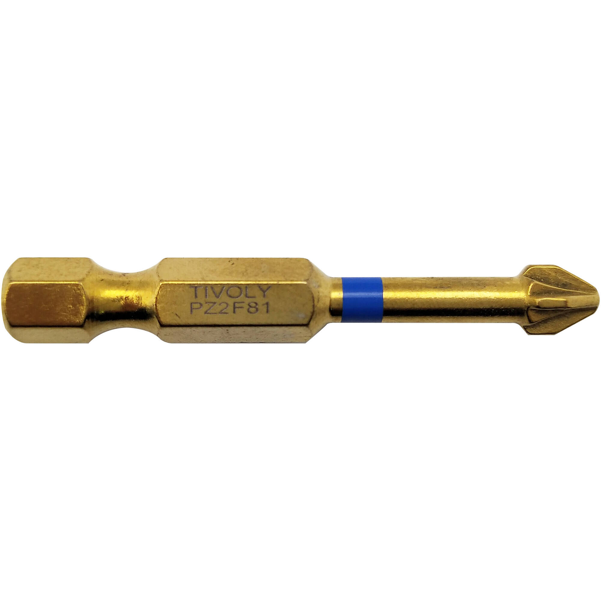 Punta de atornillar -Torsión diamante IMPACTO -Para tornillo Pozidriv (Blíster) N°: N2 / L: 50