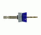 1190072 - Broca y avellanador HSS 2 en 1 madera y metal -Tope regulable -Mango hexagonal