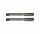 9531061 - Juego de 2 machos de mano Rosca BSP GAS IZQUIERDA HSS | DIN 5157 | Perfil escalonado