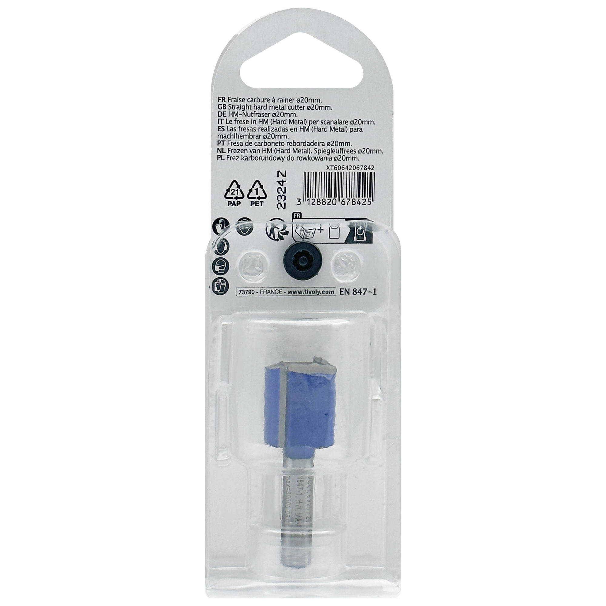 Fresa para ranurar (Estuche blíster) / 20