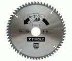 Ø: 190 x Ø2: 30 x Z: 60 / Hojas de sierra circular -Acabado -Para plástico, aluminio y acero inoxidable -Uso en sierra portátil (Funda cartón)