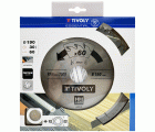 Ø: 190 x Ø2: 30 x Z: 60 / Hojas de sierra circular -Acabado -Para plástico, aluminio y acero inoxidable -Uso en sierra portátil (Funda cartón)