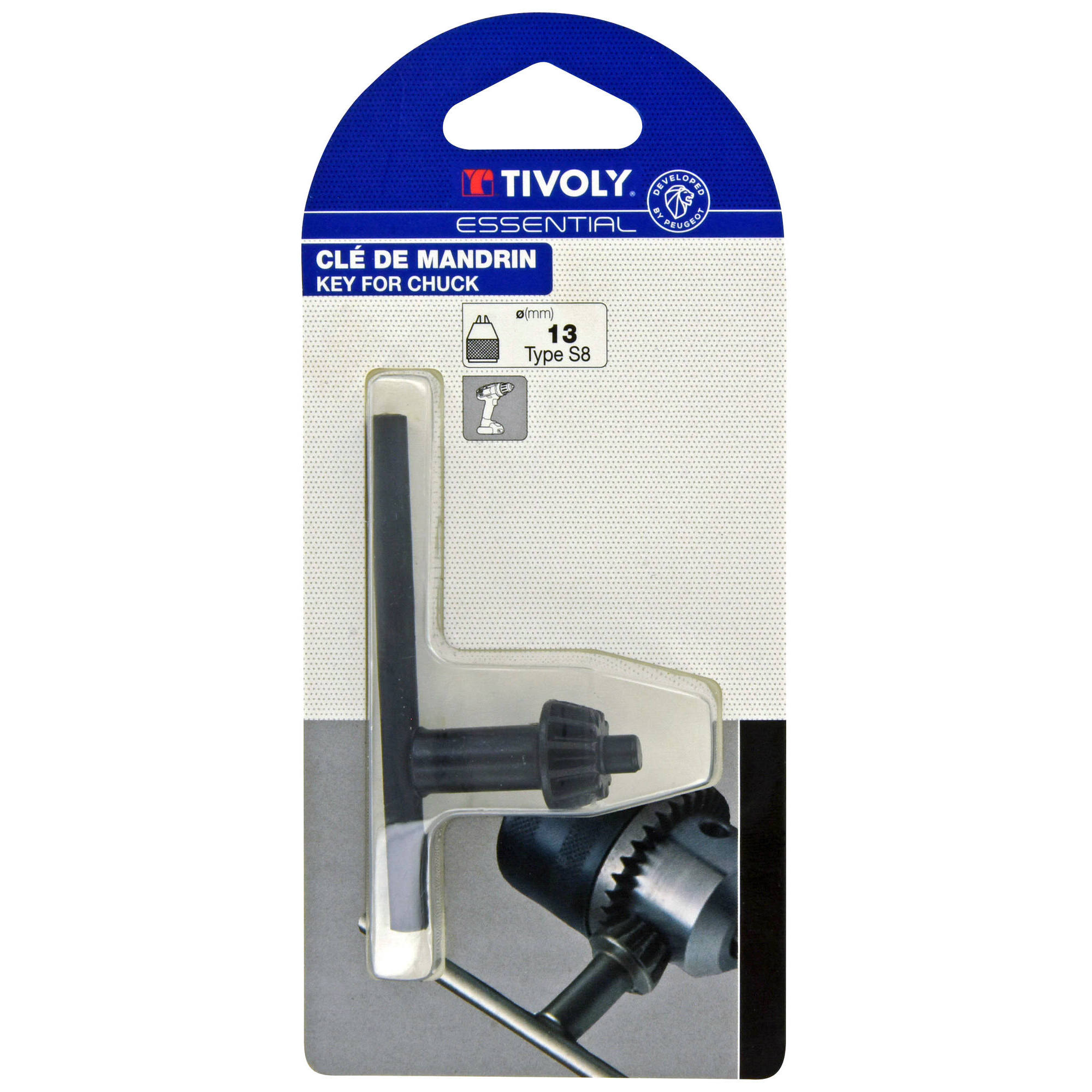 Llave de portabrocas Ø13mm