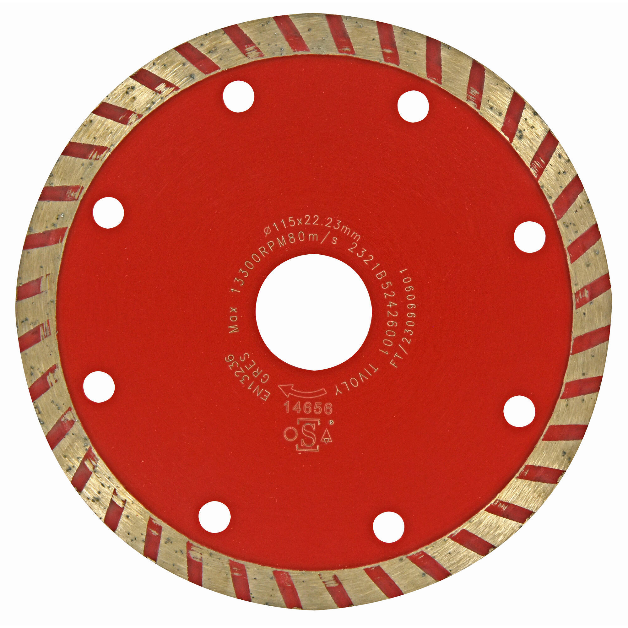 Disco DIAMANTE -MÚLTIPLES MATERIALES -Gama Económica (Caja colgante) / Ø: 115 / Ep: 1.6