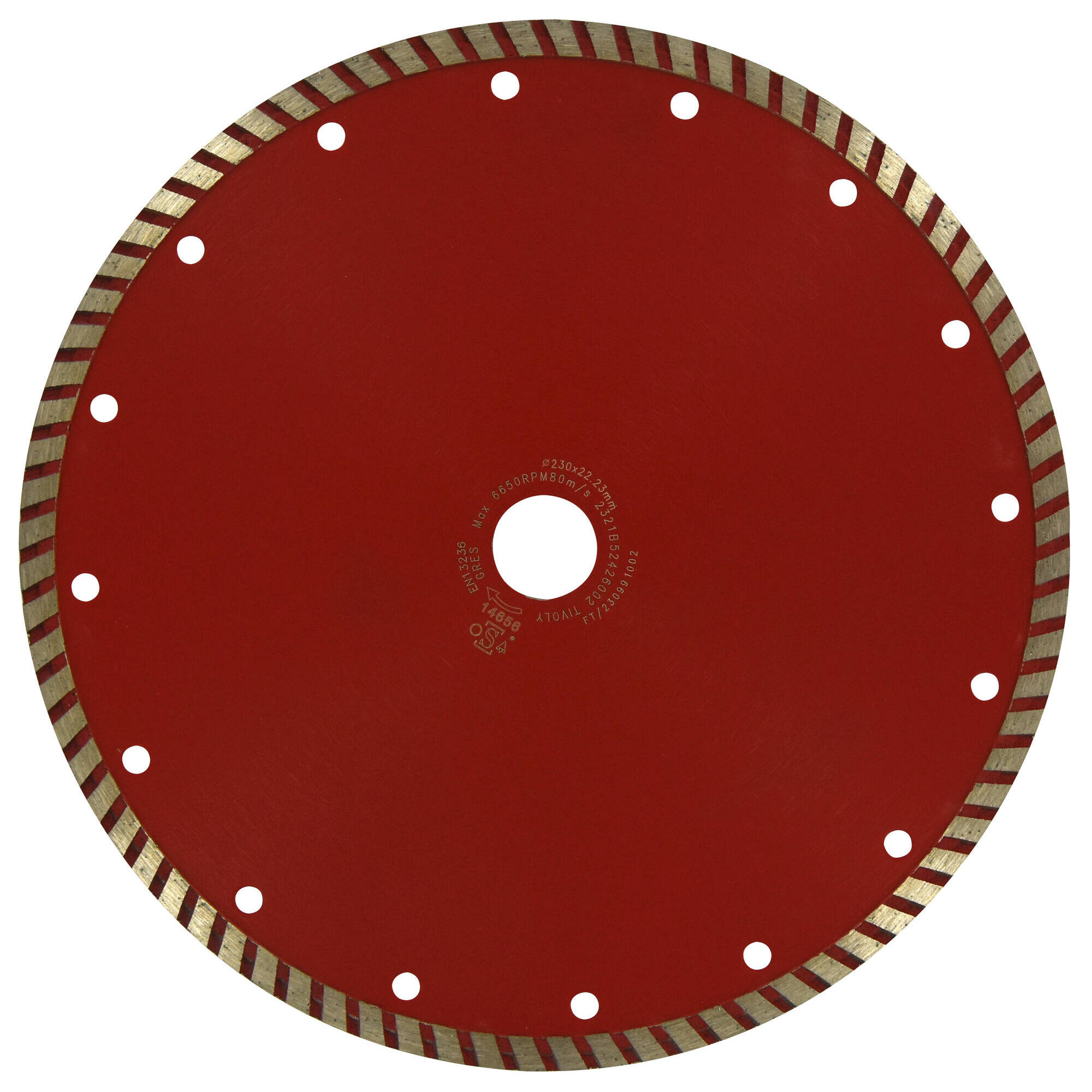 Disco DIAMANTE -MÚLTIPLES MATERIALES -Gama Económica (Caja colgante) / Ø: 230 / Ep: 1.6