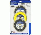 XT31202 - Juego de 3 discos de diamante Ø125 mm