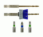 Ø: / Broca y avellanador HSS 2 en 1 madera y metal -Tope regulable -Mango hexagonal (Estuche) / L: