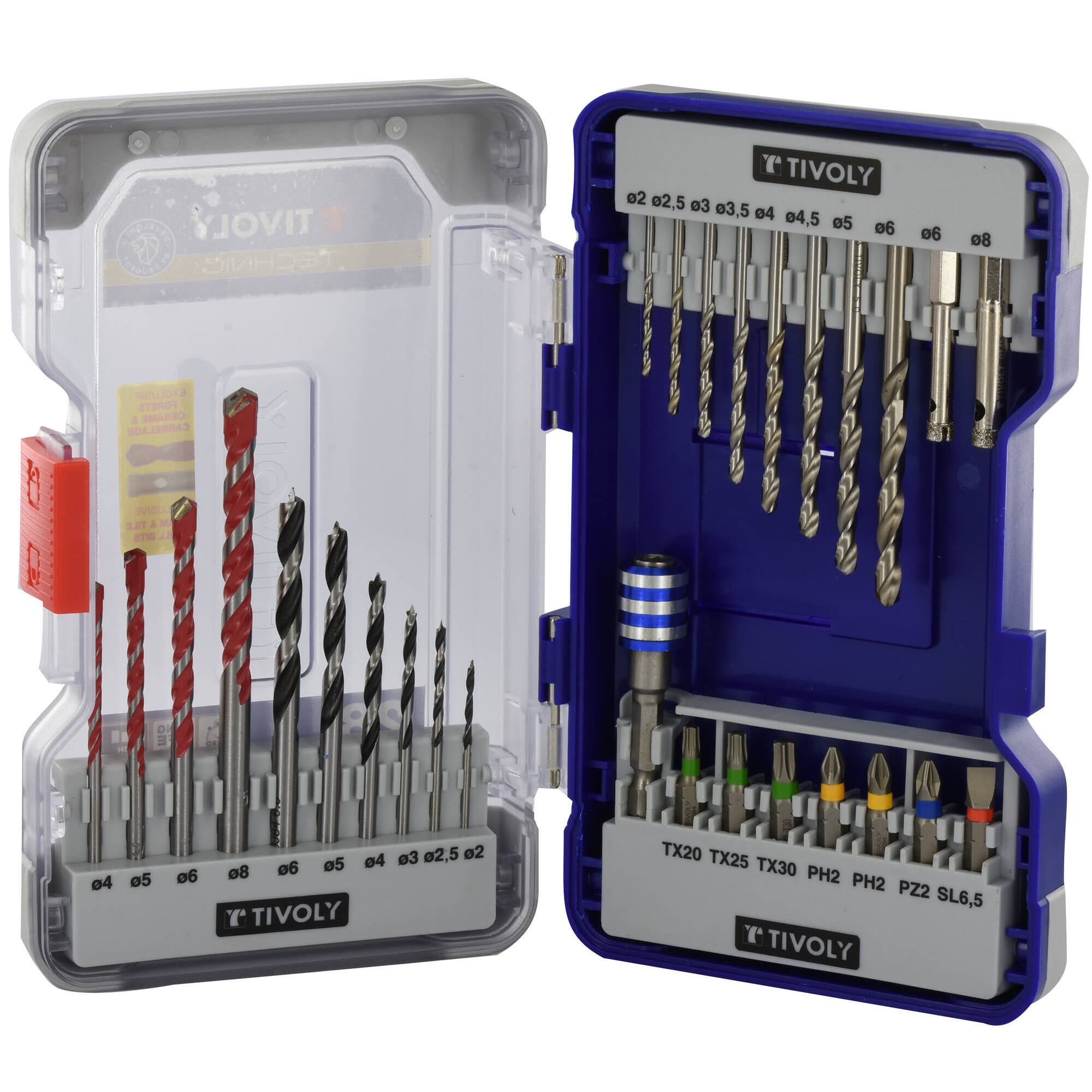 Juego de 28 piezas -RANGER -Perforación y atornillado multimaterial especial