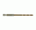 Ø: / Broca y avellanador HSS 2 en 1 madera y metal -Tope regulable -Mango hexagonal (Estuche) / L: