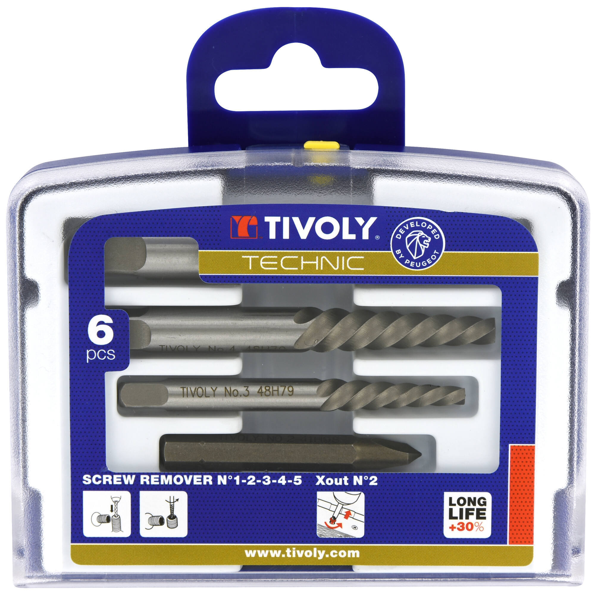 1111107 - Extractores de pasadores y tornillos ocultos