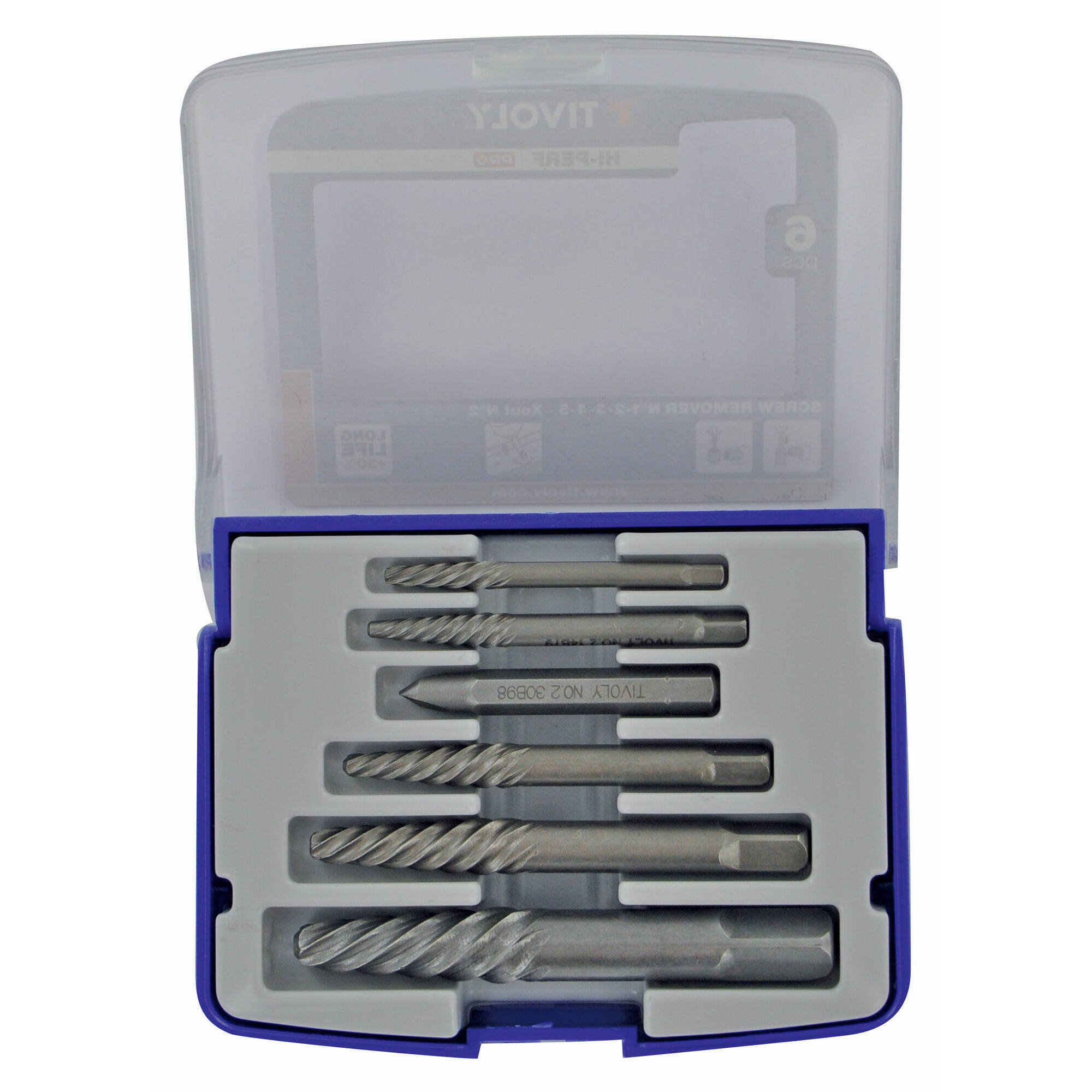 6 piezas -5 extractores de clavos y tornillos ocultos + 1 X-out N.° 2