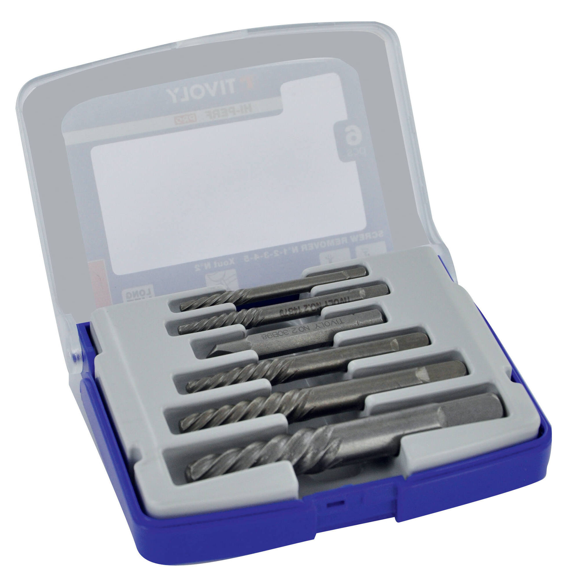 6 piezas -5 extractores de clavos y tornillos ocultos + 1 X-out N.° 2