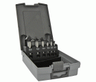 10366370001 - 6 avellanadores HSSE5% cobalto con recubrimiento TiAN DIN335C a 90° Ø 6,3 a 20,5 mm PREMIUM