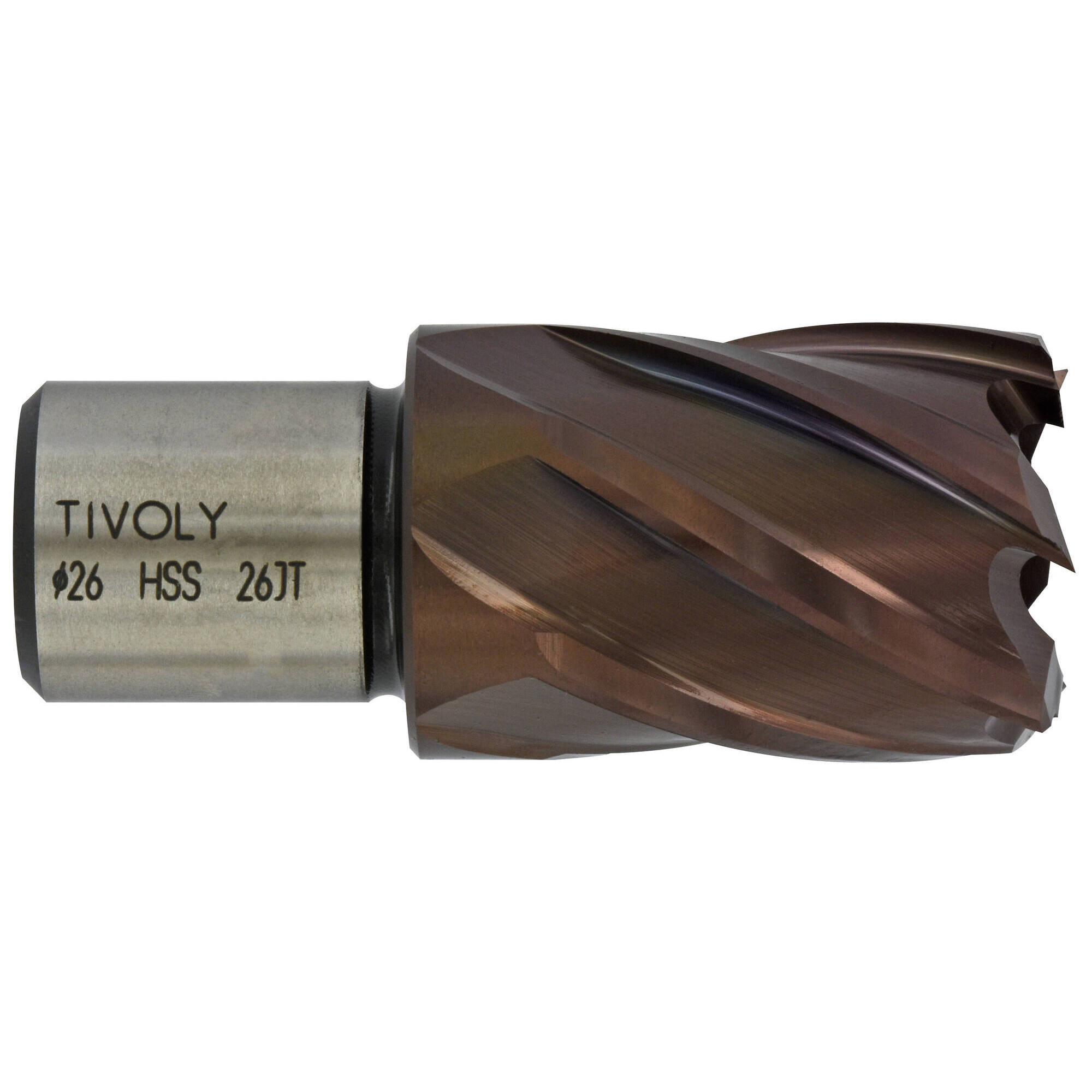 1037001 - Fresa hueca HSS | Recubrimiento TiAlN | Serie corta | Taladrado electromagnético anclaje Weldon