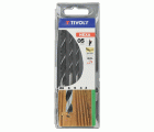 10803770001 - 5 brocas para madera 3 puntas mango hexagonal Ø 3 a 8 mm