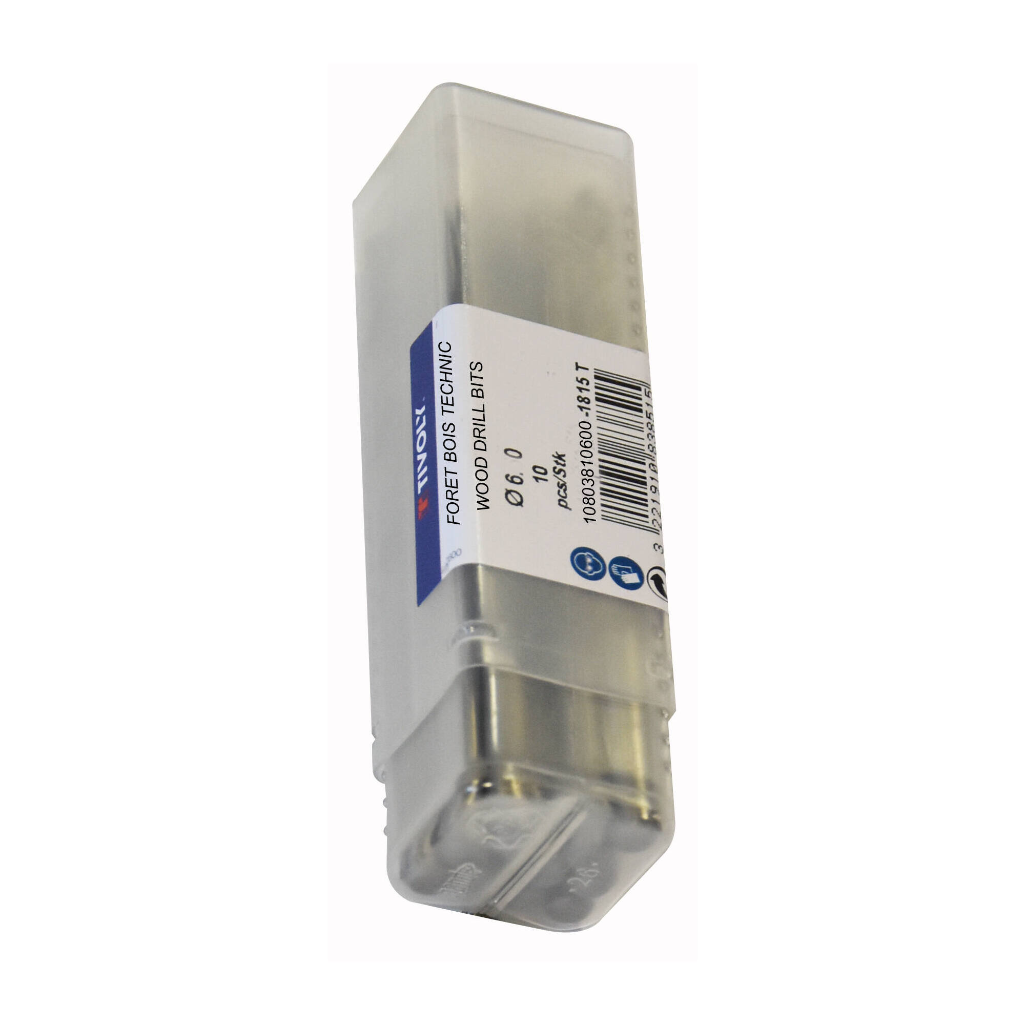 Ø: 3 / Broca para madera de 3 puntas -Mango cilíndrico (Tubo) / L: 61