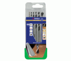 6 brocas para madera 3 puntas graduadas SLR Ø 2 a 8 mm