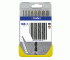 8 brocas para hormigón Ø 3 a 10 mm