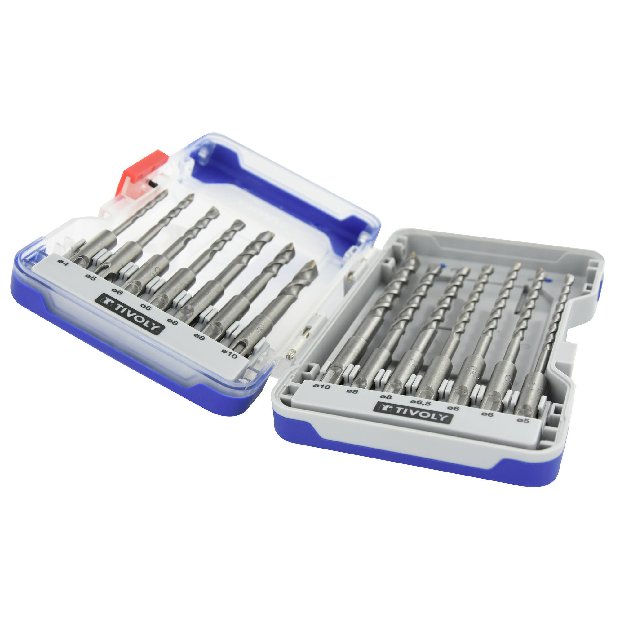 14 brocas para hormigón SDS+ -L. 110 mm -160 mm Ø 4 a 10 mm