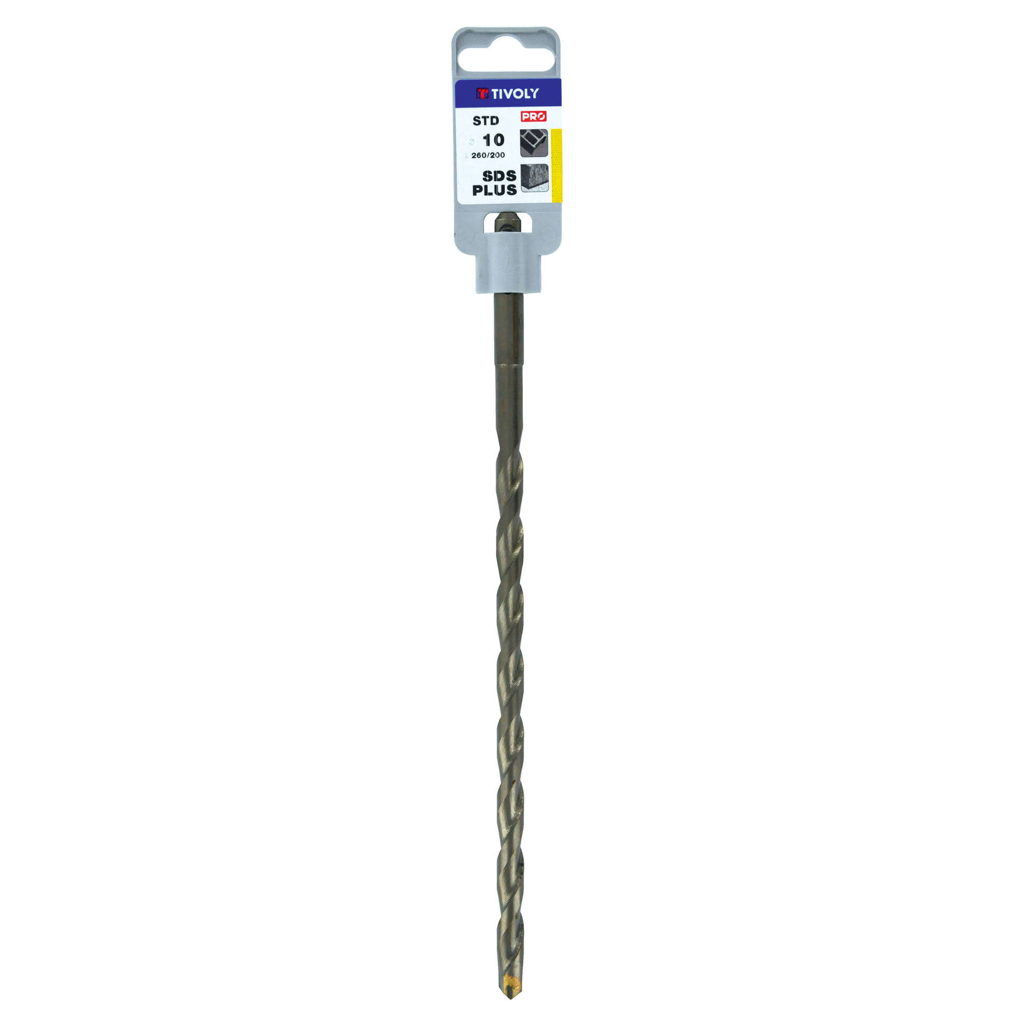 Ø: 6 / Broca para hormigón -SDS+ -L. 260 mm (Gancho SDS colgante) / L: 260