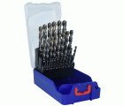 11456170017 - 25 brocas para metal TBX HSSE5% cobalto con recubrimiento Blade 4 caras Ø 1 a 13 mm por 1/2 PREMIUM