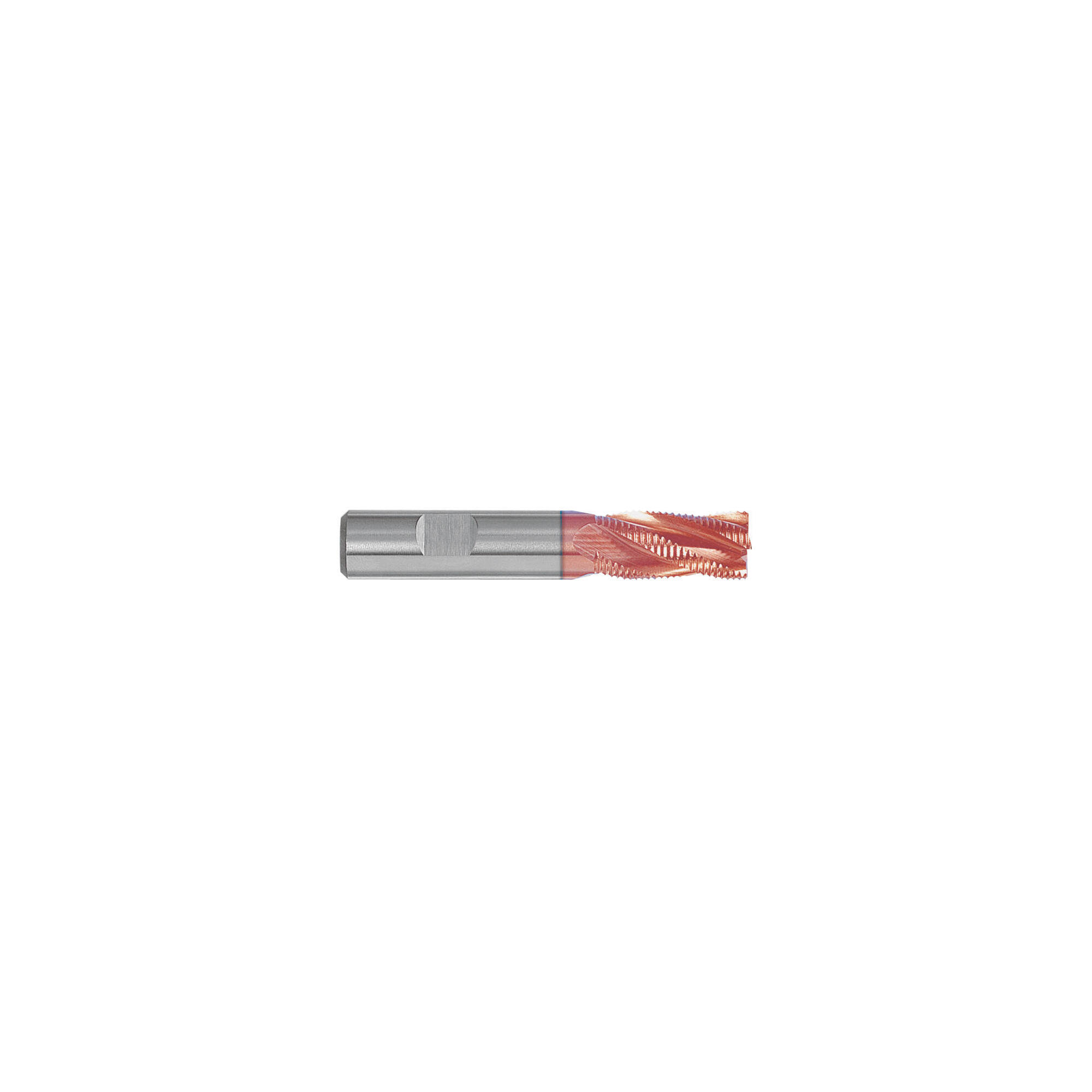 8036371 - Fresa para desbastar HSSE PM - DIN844BK - Z4-6 - Hélice 30° - Recubrimiento HIGHCUT