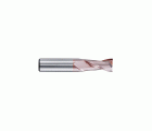 8236151 - Fresa para ranurar Metal Duro Integral 2 cortes- Z2 - Hélice 30º - Corte biselado - Recubrimiento HARDCUT