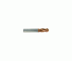 8236191 - Fresa para ranurar semi-esférica Metal Duro Integral - Z4 Hélice 30° - Recubrimiento HARDCUT