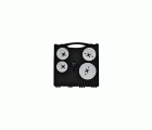 Maletín de 5 piezas - 4 sierras de corona bimetal HSS Ø 67 a 102 mm + 1 broca guía
