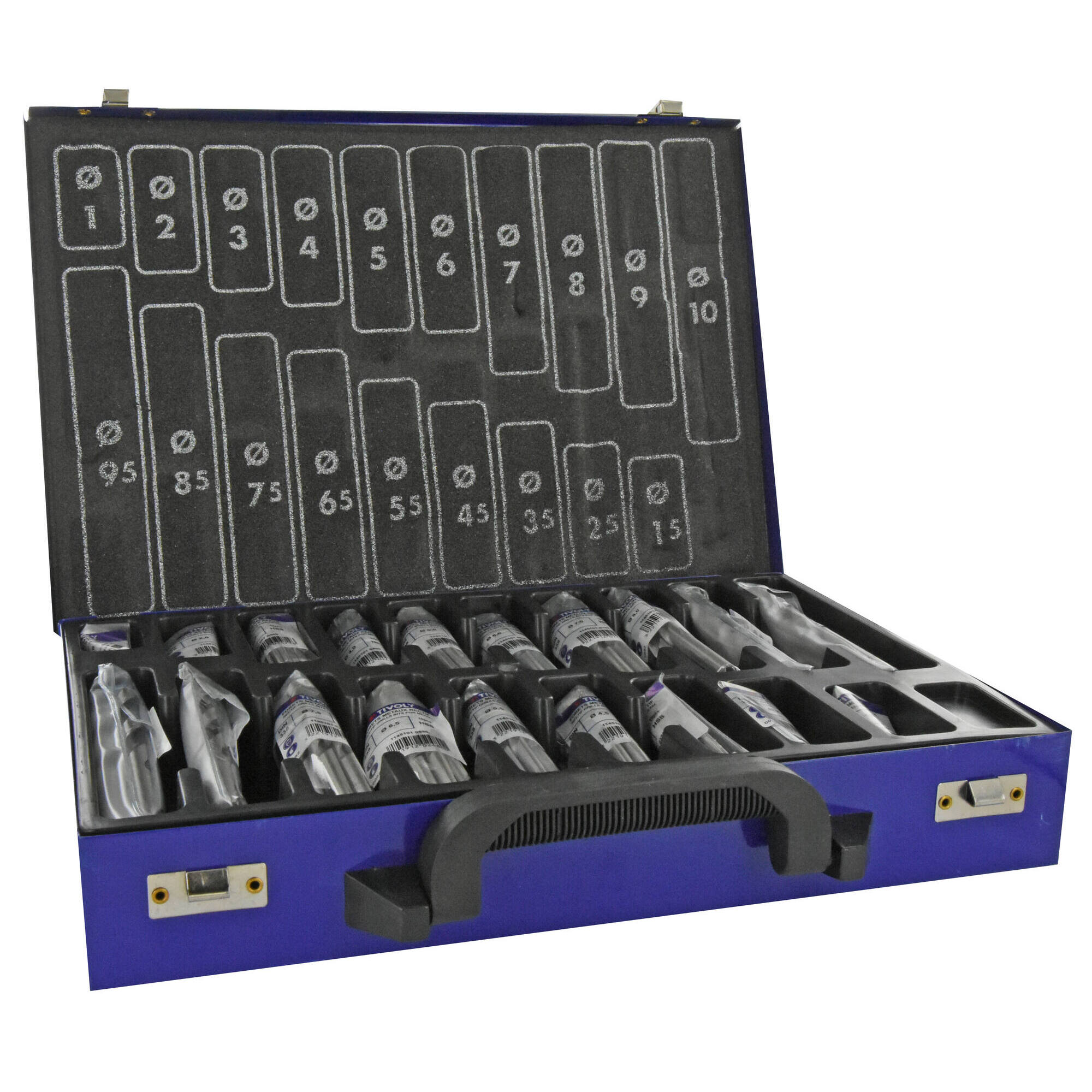 11451070024 - 170 brocas para metales HSS rectificadas, punta en cruz Ø 1 a 10 mm por 1/2 ACCESS