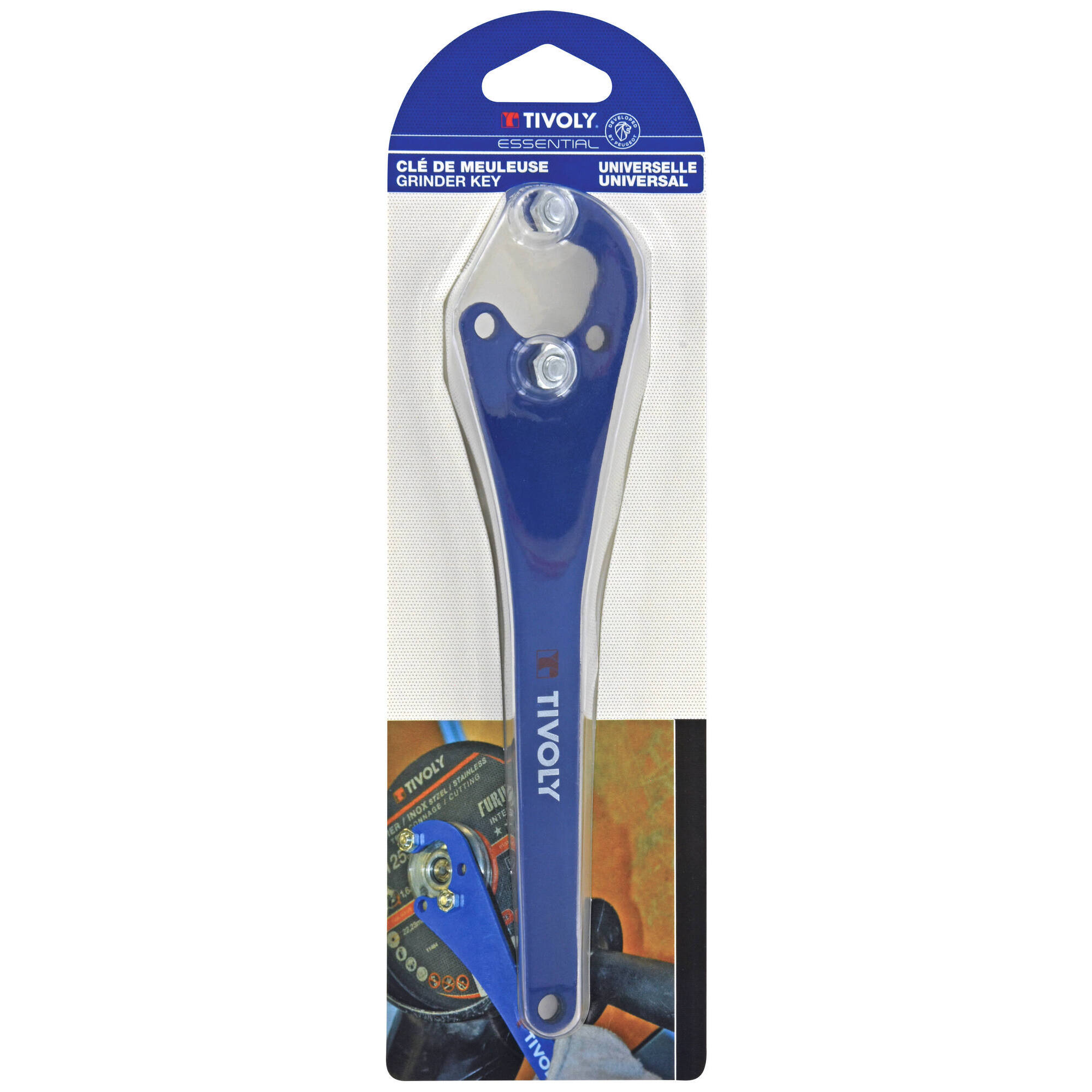 Llave de amoladora universal