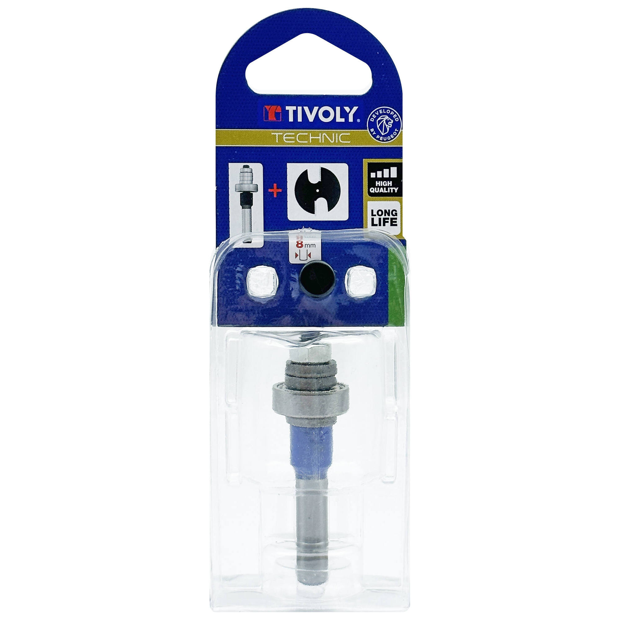 Eje vástago  para sierra de ranurar Ø 6