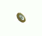 1T20491 - Cepillo CIRCULAR -Alambre de acero latonado ondulado -Decapado de madera y latón