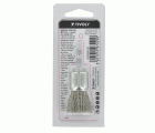 Cepillo PINCEL -Alambre de acero inoxidable -Decapado de acero inoxidable y metal (Blíster) / Ø: 24 / 0.3