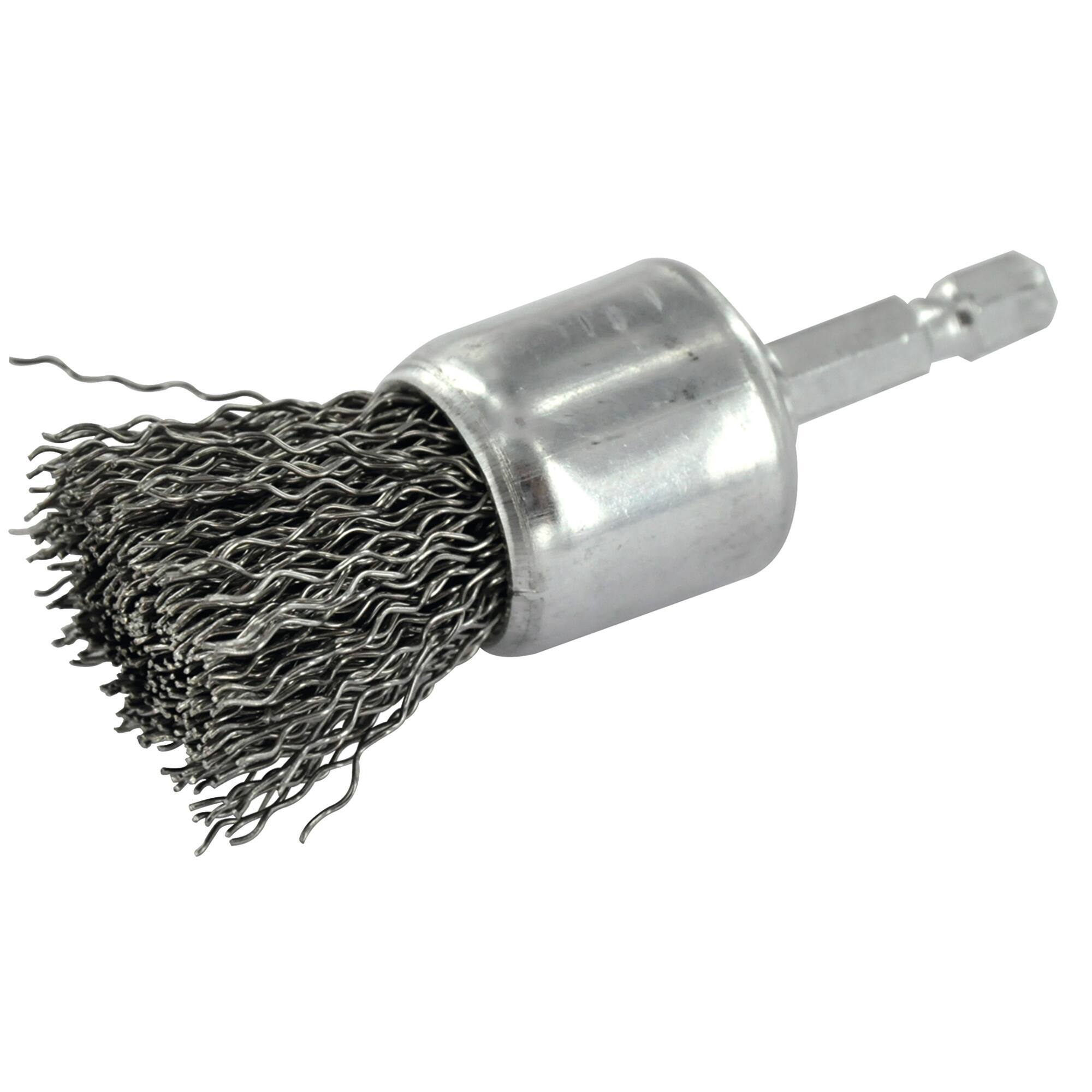 1T20542 - Cepillo PINCEL -Alambre de acero ondulado -Decapado grueso de metal