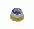 1T20622 - Cepillo COPA -Alambre de acero latonado -Decapado de madera, latón y cobre